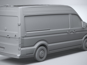 Volkswagen Crafter Medium-High Roof 2019 3D 모델
