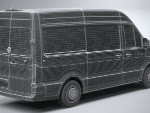 Volkswagen Crafter Medium-High Roof 2019 3D 모델
