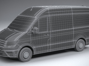 Volkswagen Crafter Medium-High Roof 2019 3D 모델
