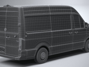 Volkswagen Crafter Medium-High Roof 2019 3D 모델