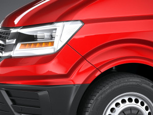 Volkswagen Crafter Medium Low Roof 2019 3D 모델