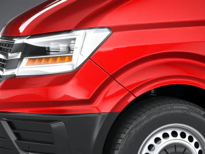 Volkswagen Crafter Medium Low Roof 2019 3D Model