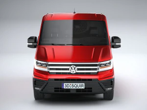 Volkswagen Crafter Medium Low Roof 2019 3D Model