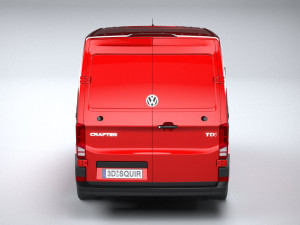 Volkswagen Crafter Medium Low Roof 2019 3D 모델