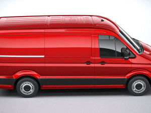Volkswagen Crafter Medium Low Roof 2019 3D 모델