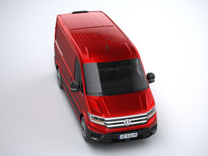 Volkswagen Crafter Medium Low Roof 2019 3D 모델