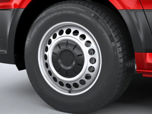 Volkswagen Crafter Medium Low Roof 2019 3D Model