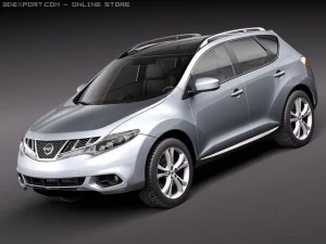 日産ムラーノ 2011 3Dモデル