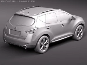 Nissan Murano 2011 3D Model
