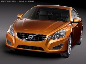 Volvo S60 2011 3D Model