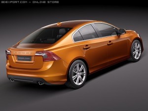 Volvo S60 2011 3D Model