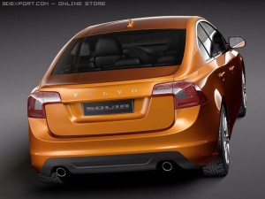 Volvo S60 2011 3D Model