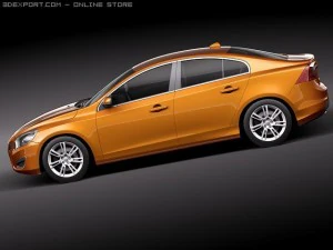 Volvo S60 2011 3D Model