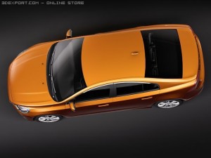 Volvo S60 2011 3D Model