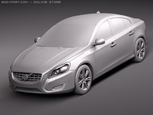 Volvo S60 2011 3D Model