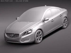 Volvo S60 2011 3D Model