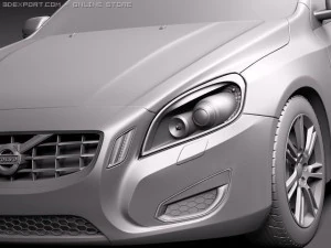 Volvo S60 2011 3D Model