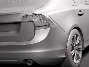 Volvo S60 2011 3D Model