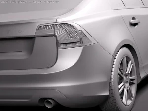 Volvo S60 2011 3D Model