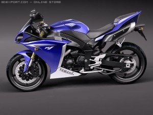 Yamaha YZF R1 2010 Modelo 3D