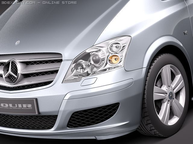 Mercedes-Benz Viano Compact 2013 3D model - Download Vehicles on
