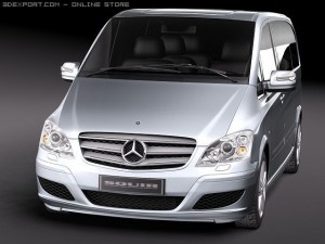 Mercedes-Benz Viano 2010 3D 模型
