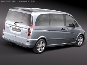 Mercedes-Benz Viano 2010 3D 模型