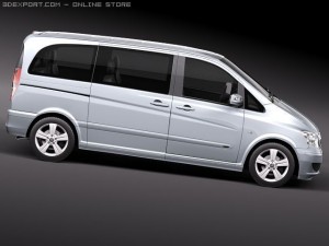 Mercedes-Benz Viano 2010 3D 模型