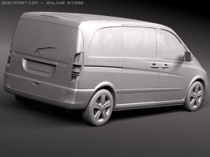 Mercedes-Benz Viano 2010 3D 模型