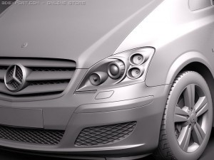 Mercedes-Benz Viano 2010 3D 模型