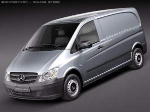 Mercedes-Benz Vito 2010 3D Model