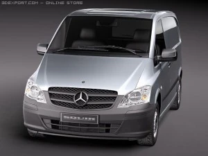 Mercedes-Benz Vito 2010 3D Model