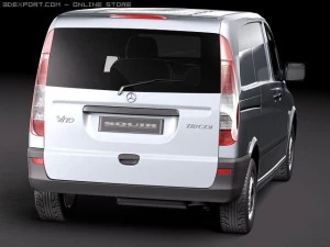 Mercedes-Benz Vito 2010 3D Model