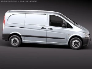Mercedes-Benz Vito 2010 3D Model