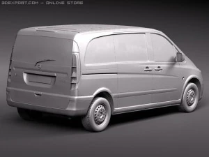 Mercedes-Benz Vito 2010 3D Model