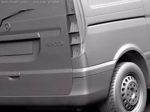 Mercedes-Benz Vito 2010 3D Model