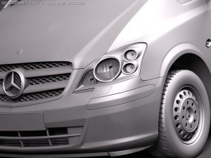 Mercedes-Benz Vito 2010 3D-Modell