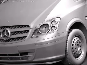 Mercedes-Benz Vito 2010 3D Model