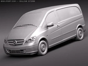 Mercedes-Benz Vito 2010 3D Model