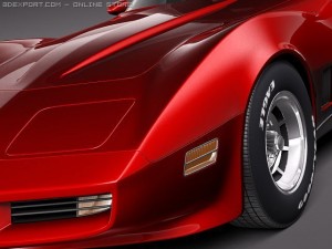 Chevrolet Corvette C3 1980 3D-Modell