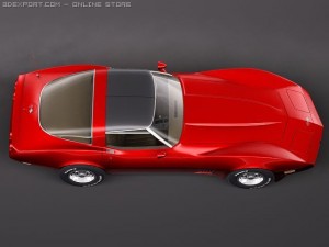 Chevrolet Corvette C3 1980 3D-Modell