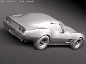 Chevrolet Corvette C3 1980 3D-Modell