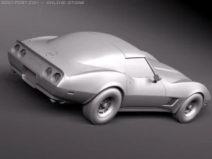 Chevrolet Corvette C3 1980 3D Model