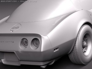 Chevrolet Corvette C3 1980 3D-Modell