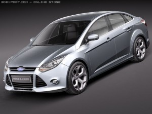 Focus Sedan 2011 3D Model
