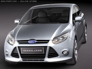 Focus Sedan 2011 3D Model