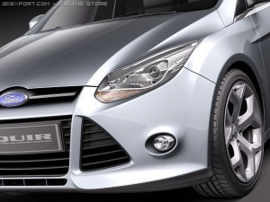 Focus Sedan 2011 Model 3D