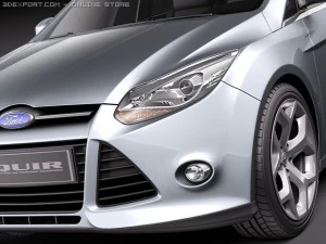 Focus Sedan 2011 3D Model
