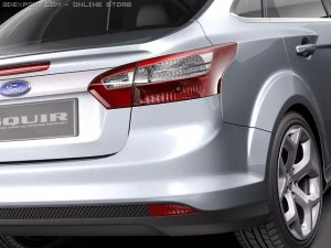 Focus Sedan 2011 3D Model