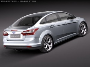 Focus Sedan 2011 Model 3D